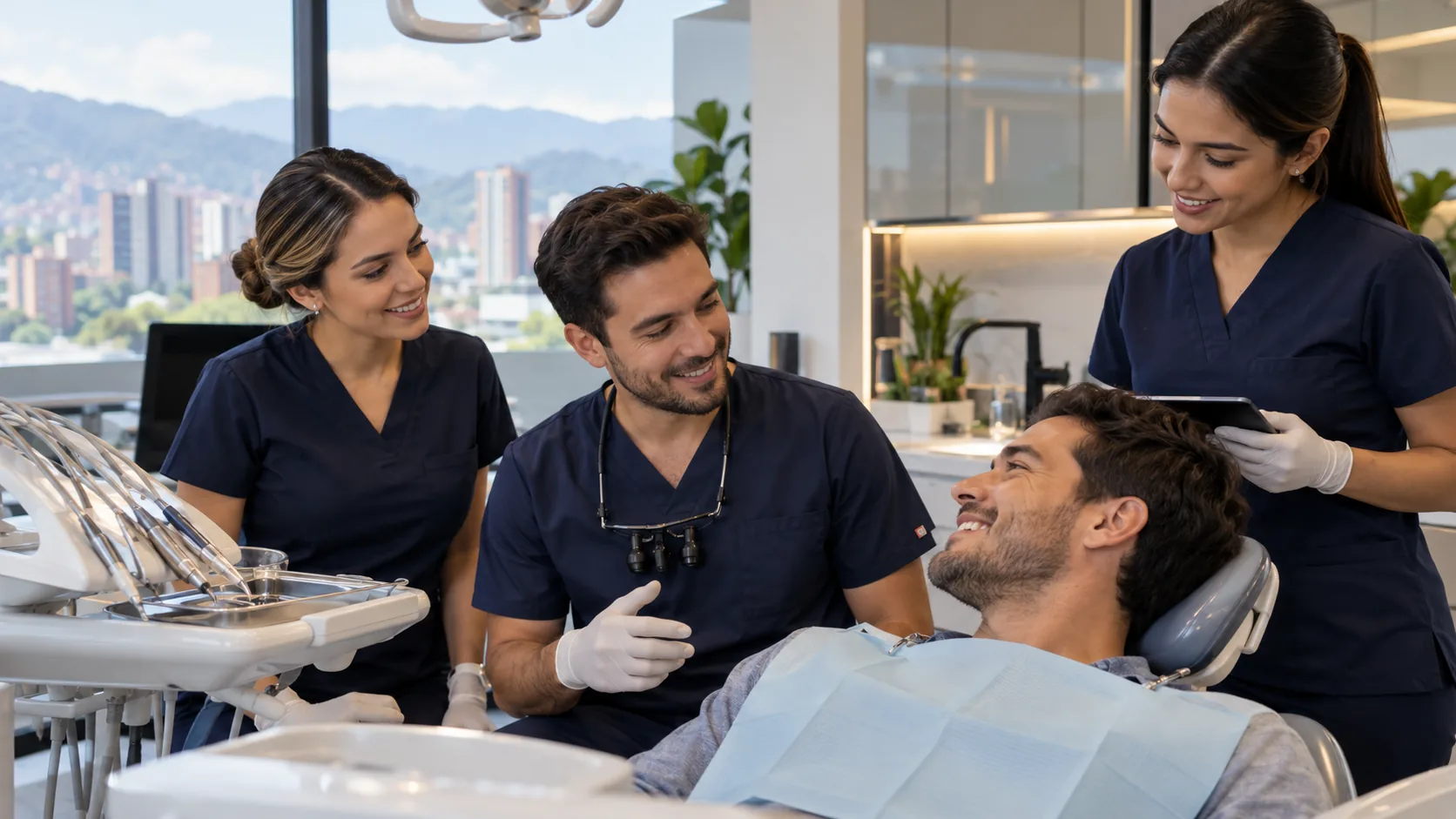 Cosmetic dental team in Medellín